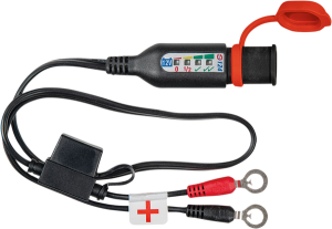 Optimate Permanent Power Lead With Battery/charge Status Black, 2, nordicamoto.ro