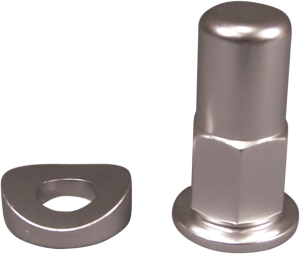 Rim Lock Tower Nut/spacer Set Silver, Anodized, 2, nordicamoto.ro