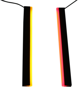 Dual-color Plasma Rods Amber, Red, 1, nordicamoto.ro