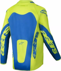 Tricou Copii Alpinestars Racer Veil Blue/Yellow L, 2, nordicamoto.ro