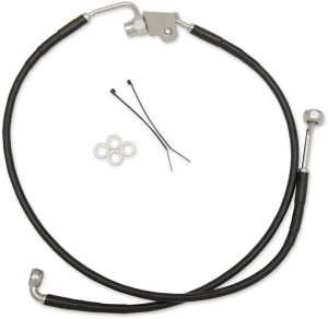 Stainless Steel Brake Line Kit Black