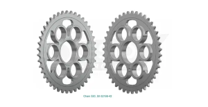 Standard Sprocket Rear 520 Zinc Plated, 1, nordicamoto.ro