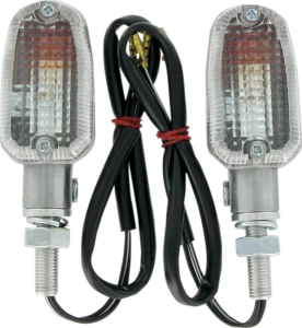 Aluminium Body Marker Lights Aluminum, Polished, nordicamoto.ro