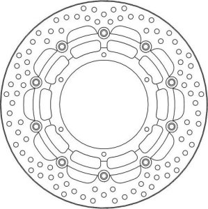 Rotor plutitor de curse din oțel inoxidabil din seria Halo