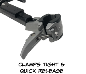 Ez Clamp Rear Rack Black 31.6 mm, 4, nordicamoto.ro