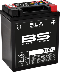 Sla Factory- Activated Agm Maintenance-free Battery Black