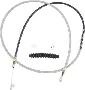 High-efficiency Braided Stainless Steel Clutch Cable Silver