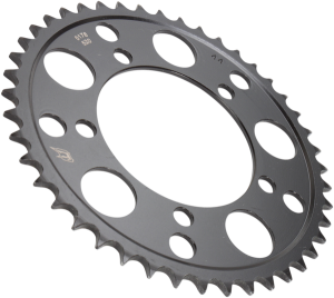 Lightweight Steel Sprocket Black, Zinc, 1, nordicamoto.ro