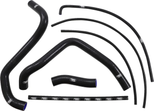 Set de furtunuri pentru radiator, negru, 1, nordicamoto.ro