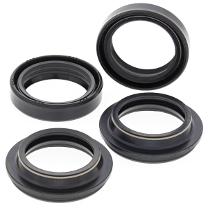 Set garnitură de ulei/garnitură antipraf pentru furcă, negru, 1, nordicamoto.ro