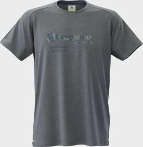Tricou Husqvarna Accelerate Topographic Grey, nordicamoto.ro