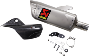 Titanium Slip-on Line Muffler Silver