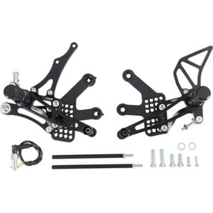Rearset/footrest Anodized, Black, 3, nordicamoto.ro