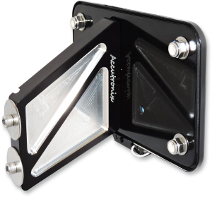 Side-mount License Plate Kit Anodized Black, Machined Aluminum