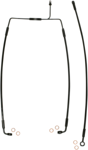 Xr Stainless Extreme Response Front Dot Brakeline Kit Black