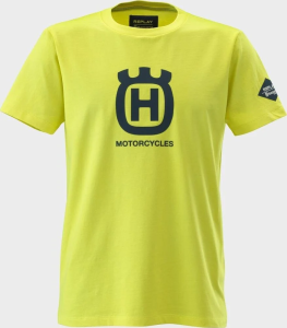 Tricou Husqvarna Replay Yellow, nordicamoto.ro
