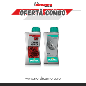 Pachet Ulei Motorex 2T Cross Power 1L + Ulei Transmisie Motorex ATF DEXRON III - 1L