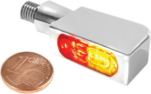 Led Turn Signal Chrome, 2, nordicamoto.ro