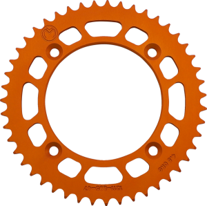 MOOSE RACING Rear Aluminum Sprocket Orange, 4, nordicamoto.ro