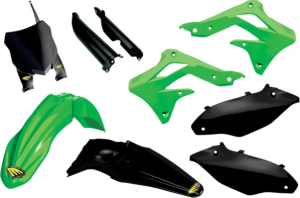 Powerflow Complete Body Kit Black, Green, 1, nordicamoto.ro
