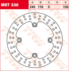 Brake Rotor Fixed Round, 1, nordicamoto.ro