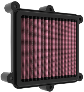 High-flow Air Filter Black, Red