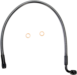 Designer Series Dot Abs-specific Upper Brake Line Kit Black, Black Pearl