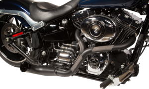 Full Exhaust System Powder-coated|black Aluminum|steel, 1, nordicamoto.ro