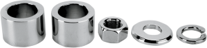 Axle Spacer/nut Kit Silver