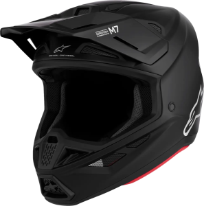 Casca Alpinestars S-M7 Blaster Solid Negru Mat, nordicamoto.ro