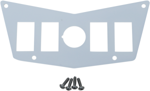 Center Dash Plate White