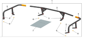 EXTENSIE PORTBAGAJ FAȚĂ ATV CFMOTO CFORCE 400 / 450 S – NEGRU, 3, nordicamoto.ro