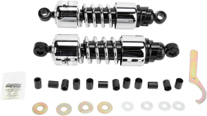 412 Series Cruiser Shocks Black, Chrome