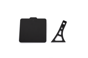 Slip-in License Plate Mounts White