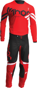 Pantaloni copii Thor  Pulse Cube Black/Red/White 18, 5, nordicamoto.ro