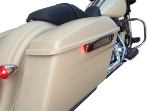 Lighted Saddlebag Hinge Covers Black, 2, nordicamoto.ro