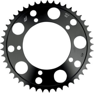 Lightweight Steel Sprocket Black, Zinc, 1, nordicamoto.ro