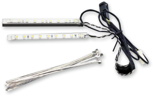 Batwing Vent Insert Led Light Kit White, 1, nordicamoto.ro