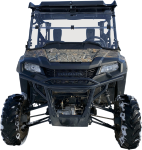 Deluxe Full Folding Windshield Clear 