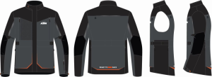 Geaca KTM Tourrain V3 WP Grey/Orange/Black