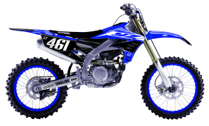 Replica Team Graphic Kits With Seat Covers Black, Blue, 1, nordicamoto.ro
