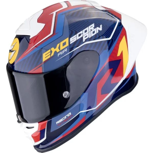 Casca integrala sport SCORPION EXO-R1 EVO II AIR COUP Albastru/Rosu/Galben M, 2, nordicamoto.ro