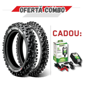 Set Anvelope Plews Tyres EN1 Extreme 90/100-21 si 140/80-18 + Cadou incarcator Fulbat, nordicamoto.ro
