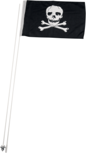 Two-piece Atv Flags White 
