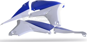 Radiator Covers For Yamaha Blue, White, 1, nordicamoto.ro