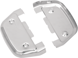 Passenger Floorboard Covers Silver, 1, nordicamoto.ro