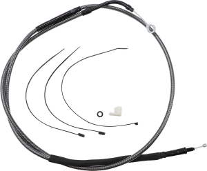 High-efficiency Polished Karbonfibr Clutch Cable Silver