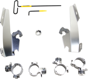 Batwing Fairing Trigger-lock Mounting Kit Silver, 1, nordicamoto.ro