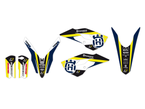Dream 4 Graphics Kit Black, Blue, White, Yellow