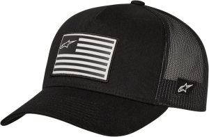 Șapcă Snapback cu steag, neagră, nordicamoto.ro